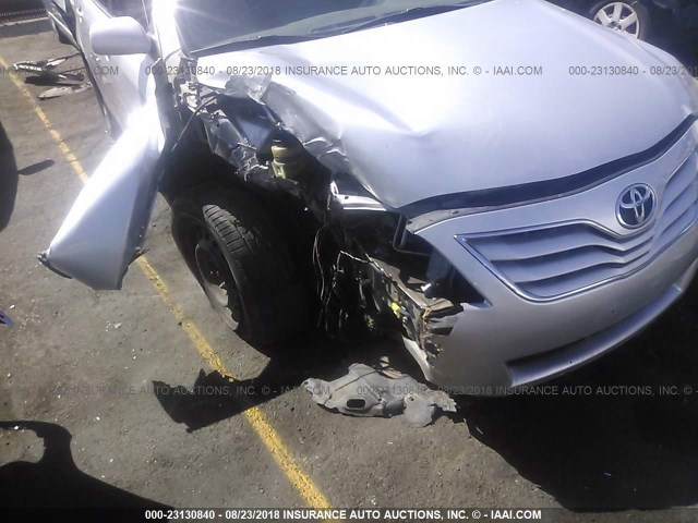 4T1BF3EK5AU035741 - 2010 TOYOTA CAMRY SE/LE/XLE SILVER photo 6