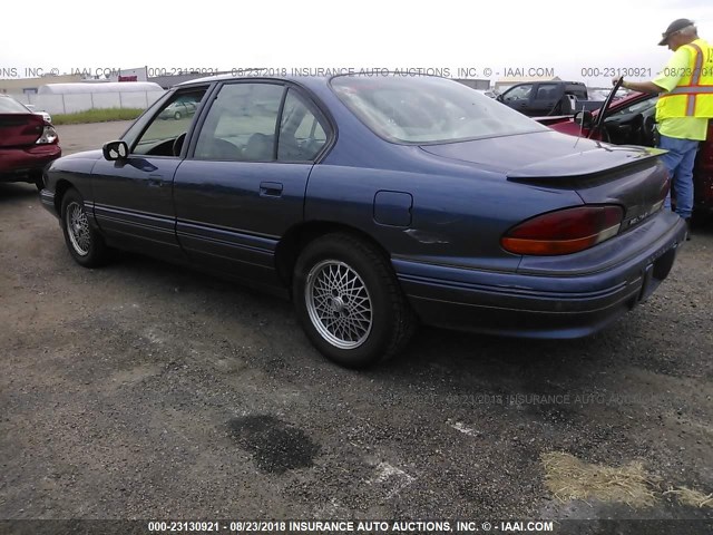 1G2HX52K6S4294269 - 1995 PONTIAC BONNEVILLE SE BLUE photo 3