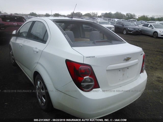 1G1JA5SH2E4126189 - 2014 CHEVROLET SONIC LS 白色 照片 3