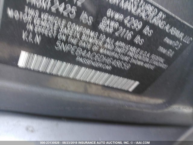 5NPEB4AC6DH648659 - 2013 HYUNDAI SONATA GLS GRAY photo 9