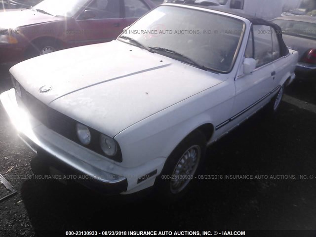 WBABB2304K8864710 - 1989 BMW 325 I AUTOMATIC WHITE photo 2