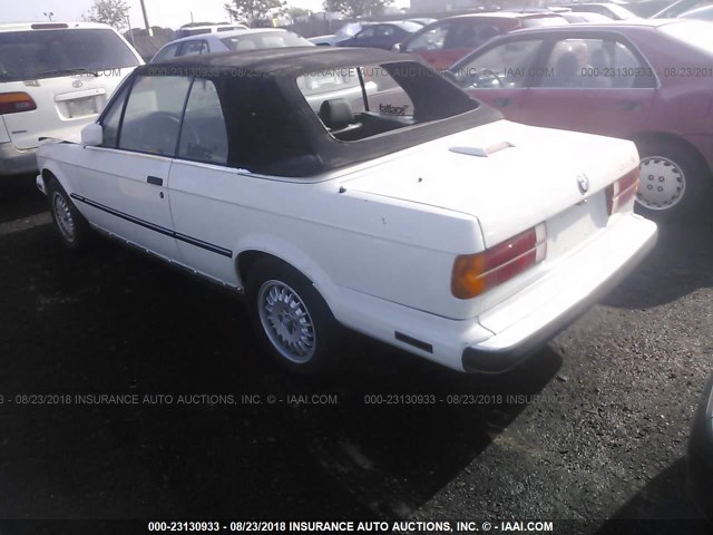 WBABB2304K8864710 - 1989 BMW 325 I AUTOMATIC WHITE photo 3