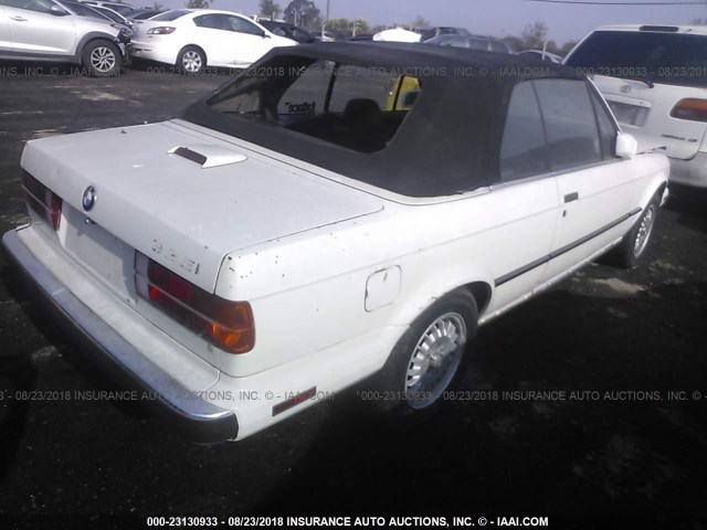 WBABB2304K8864710 - 1989 BMW 325 I AUTOMATIC WHITE photo 4