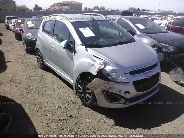 KL8CF6S90DC611265 - 2013 CHEVROLET SPARK 2LT SILVER photo 1