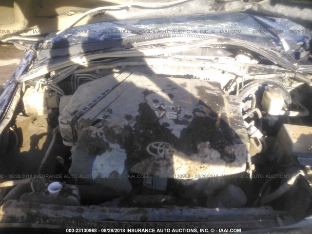 5TEUU42N85Z004701 - 2005 TOYOTA TACOMA ACCESS CAB Սև լուսանկար 10