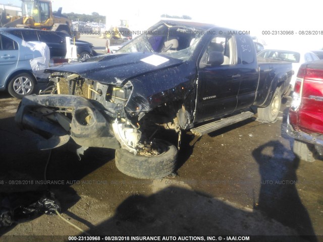 5TEUU42N85Z004701 - 2005 TOYOTA TACOMA ACCESS CAB Սև լուսանկար 2