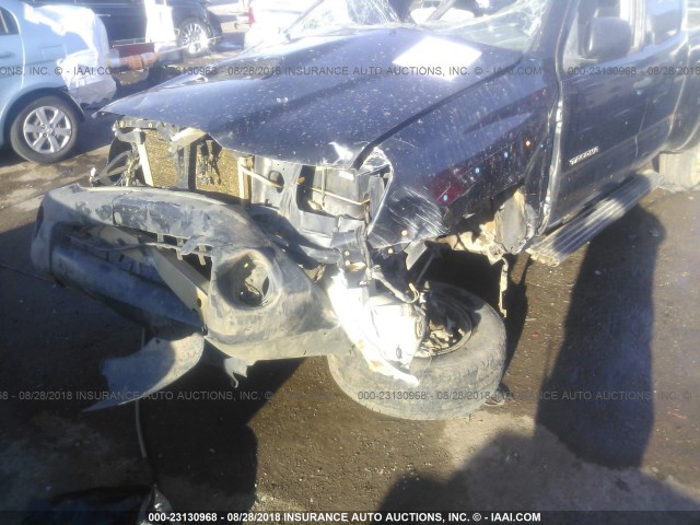 5TEUU42N85Z004701 - 2005 TOYOTA TACOMA ACCESS CAB Սև լուսանկար 6