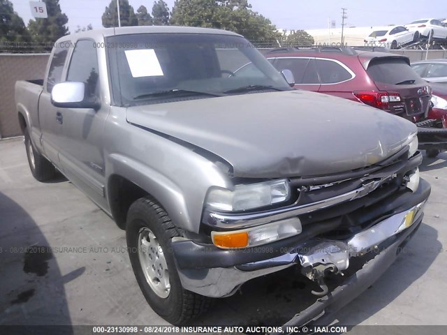 1GCEK19T0YE337379 - 2000 CHEVROLET SILVERADO K1500 GRAY photo 1