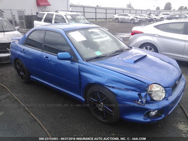 JF1GD29632G511000 - 2002 SUBARU IMPREZA WRX BLUE photo 1