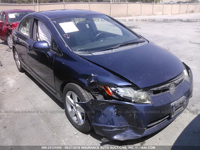 1HGFA16978L032846 - 2008 HONDA CIVIC EXL 蓝色 照片 1