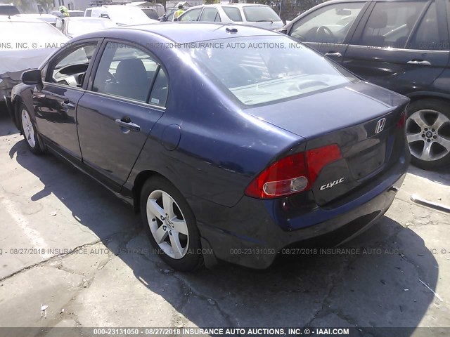 1HGFA16978L032846 - 2008 HONDA CIVIC EXL 蓝色 照片 3