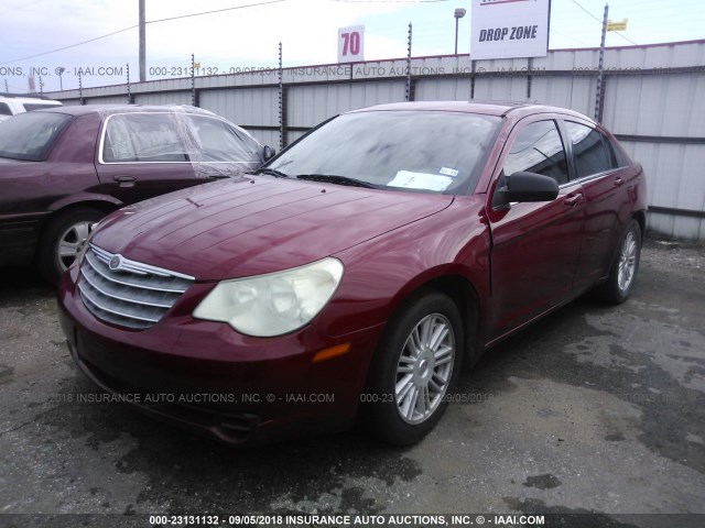 1C3LC46K97N587868 - 2007 CHRYSLER SEBRING RED photo 2