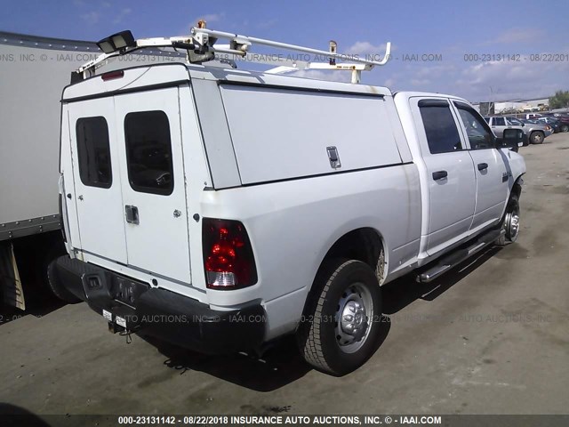 3C6UD5CL1CG203799 - 2012 DODGE RAM 2500 ST WHITE photo 4