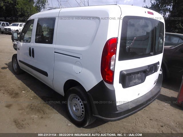 ZFBERFAB1H6G52378 - 2017 RAM PROMASTER CITY  白色 照片 3