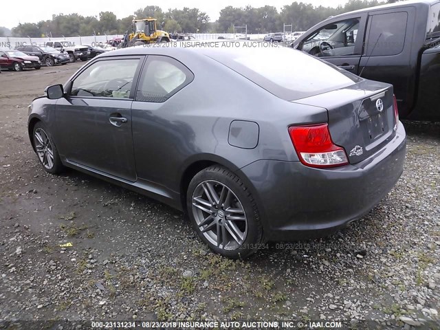 JTKJF5C7XD3047171 - 2013 TOYOTA SCION TC 灰色 照片 3