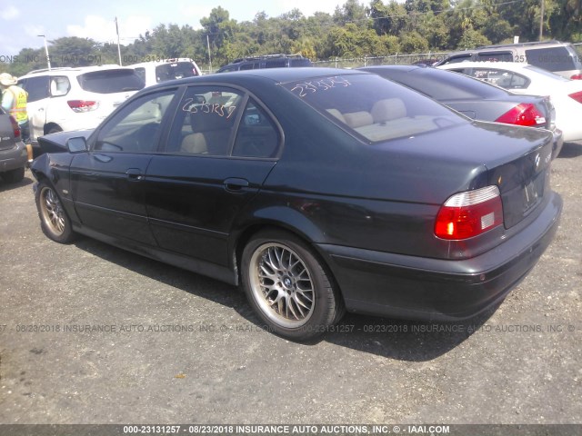 WBADT634X1CF00564 - 2001 BMW 530 I AUTOMATIC GREEN photo 3