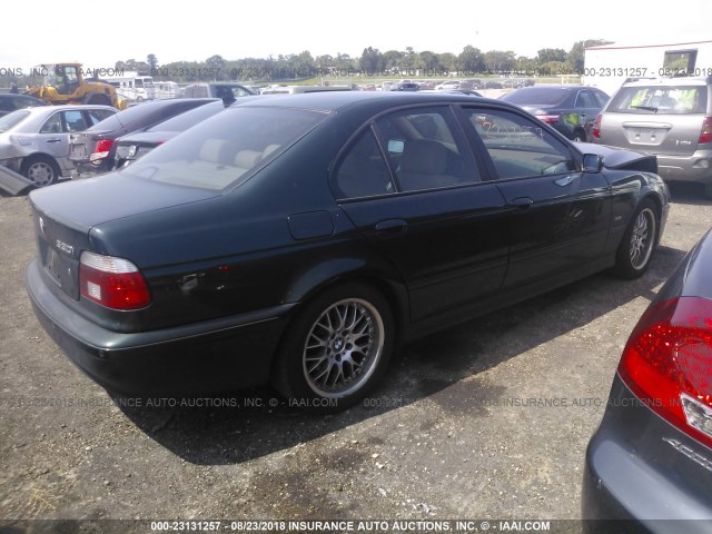 WBADT634X1CF00564 - 2001 BMW 530 I AUTOMATIC GREEN photo 4