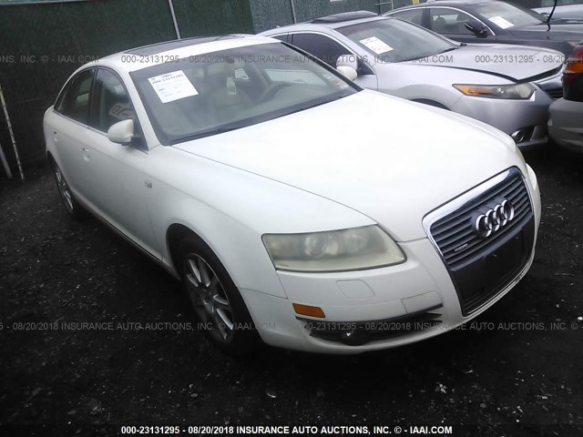 WAUDG74F55N087129 - 2005 AUDI A6 3.2 QUATTRO WHITE photo 1