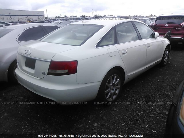 WAUDG74F55N087129 - 2005 AUDI A6 3.2 QUATTRO WHITE photo 4