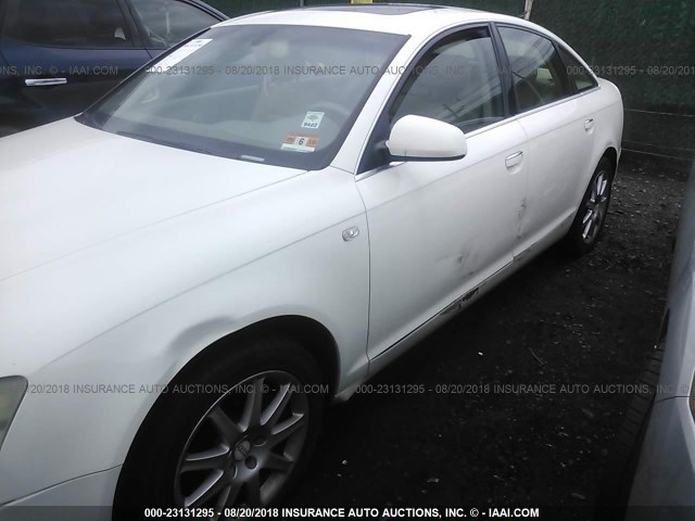 WAUDG74F55N087129 - 2005 AUDI A6 3.2 QUATTRO WHITE photo 6