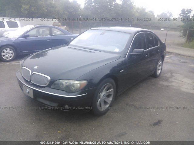 WBAHL83526DT01125 - 2006 BMW 750 I BLACK photo 2