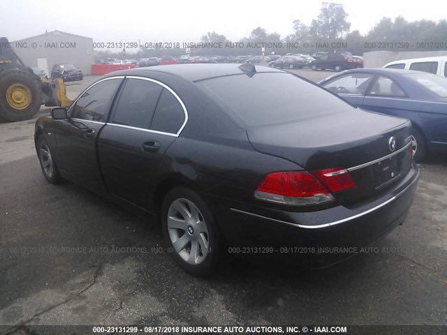 WBAHL83526DT01125 - 2006 BMW 750 I BLACK photo 3