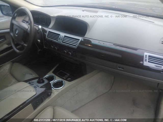 WBAHL83526DT01125 - 2006 BMW 750 I BLACK photo 5