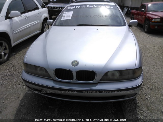 WBADM6341YGU05016 - 2000 BMW 528 I AUTOMATIC SILVER photo 6