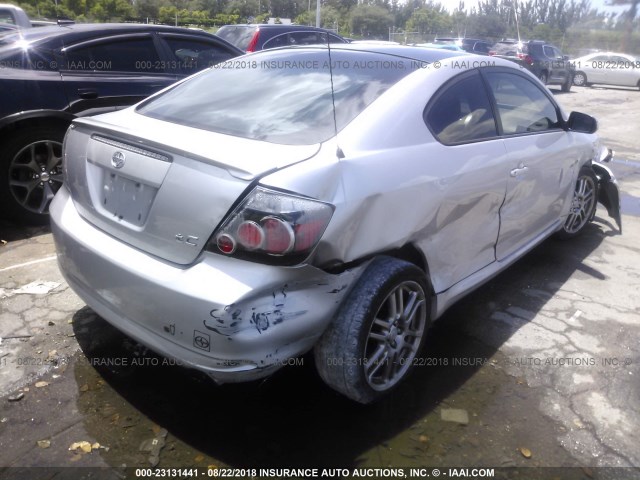 JTKDE3B72A0311437 - 2010 TOYOTA SCION TC 银色 照片 4