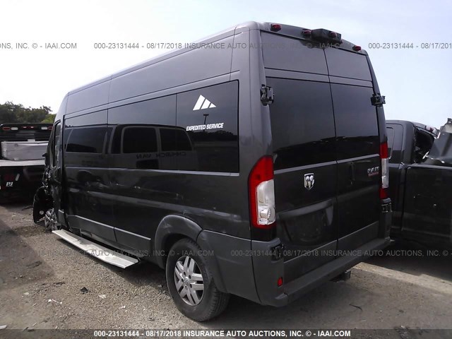 3C6TRVPG6FE508791 - 2015 RAM PROMASTER 2500 2500 HIGH GRAY photo 3