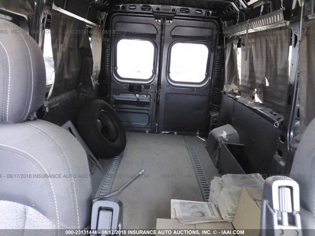 3C6TRVPG6FE508791 - 2015 RAM PROMASTER 2500 2500 HIGH GRAY photo 8