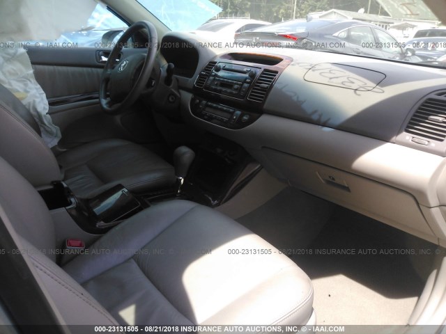 4T1BE30K35U503126 - 2005 TOYOTA CAMRY LE/XLE/SE 绿色 照片 5