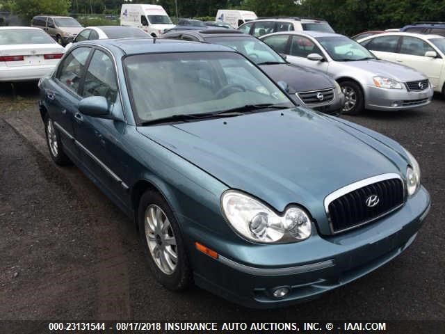 KMHWF35H45A101662 - 2005 HYUNDAI SONATA GLS/LX GREEN photo 1