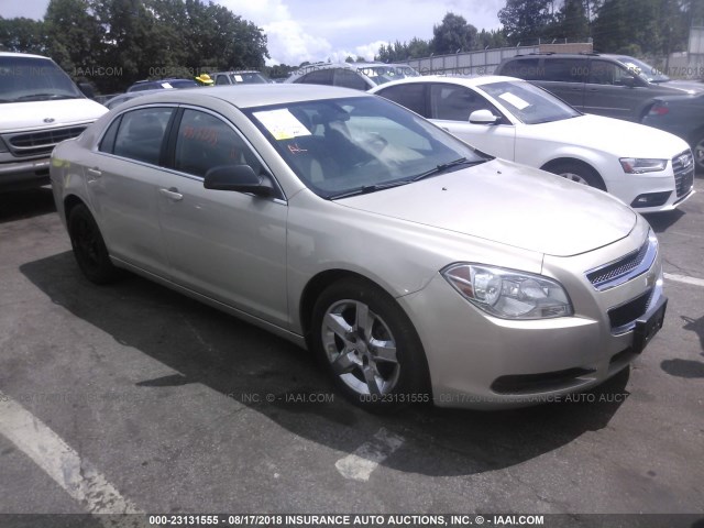 1G1ZA5E14BF351392 - 2011 CHEVROLET MALIBU LS GOLD photo 1