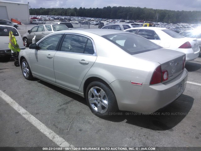 1G1ZA5E14BF351392 - 2011 CHEVROLET MALIBU LS GOLD photo 3