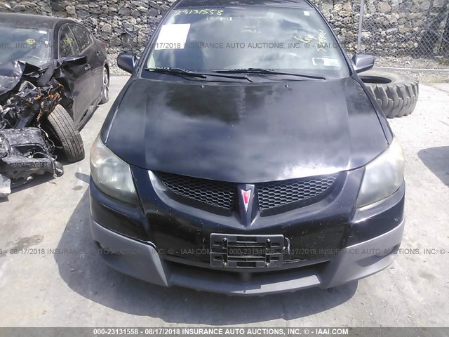 5Y2SM62813Z476096 - 2003 PONTIAC VIBE BLACK photo 6