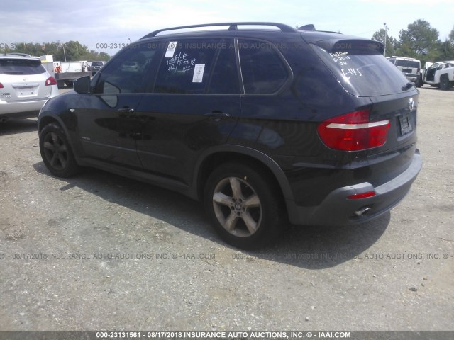 5UXFE43529L265863 - 2009 BMW X5 XDRIVE30I BLACK photo 3