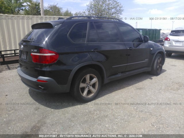 5UXFE43529L265863 - 2009 BMW X5 XDRIVE30I BLACK photo 4