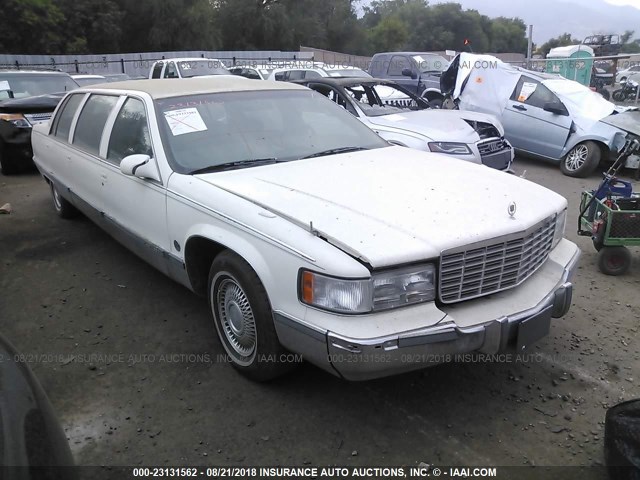 1G6DW52P0TR711692 - 1996 CADILLAC FLEETWOOD BROUGHAM WHITE photo 1