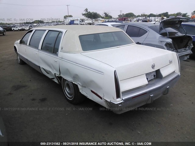 1G6DW52P0TR711692 - 1996 CADILLAC FLEETWOOD BROUGHAM WHITE photo 3