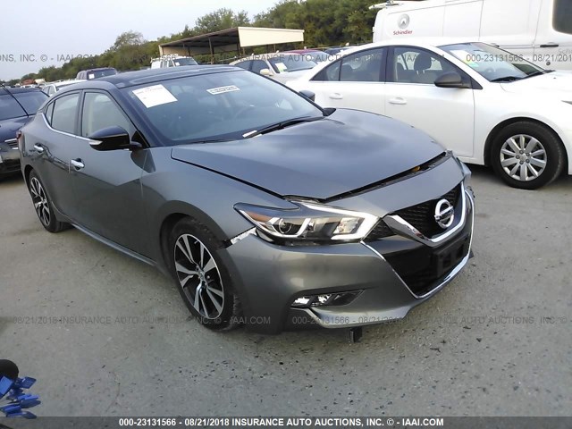 1N4AA6AP7JC373283 - 2018 NISSAN MAXIMA 3.5S/SV/SL/SR/PLAT GRAY photo 1