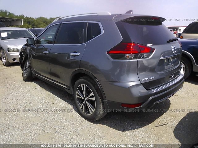 5N1AT2MV9HC871126 - 2017 NISSAN ROGUE SV/SL GRAY photo 3