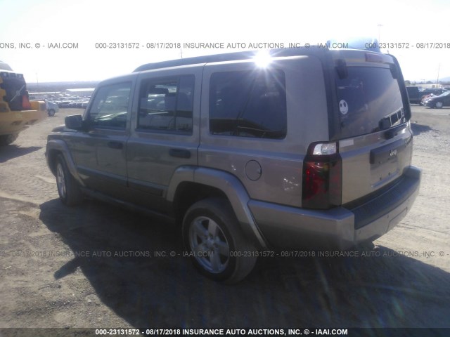 1J8HH48N56C157073 - 2006 JEEP COMMANDER BROWN photo 3