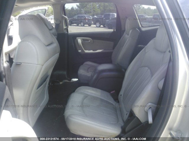 1GNER33D69S101418 - 2009 CHEVROLET TRAVERSE LTZ SILVER photo 8