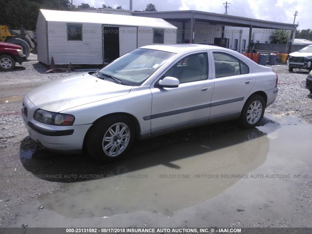 YV1RS58D332246243 - 2003 VOLVO S60 2.4T SILVER photo 2