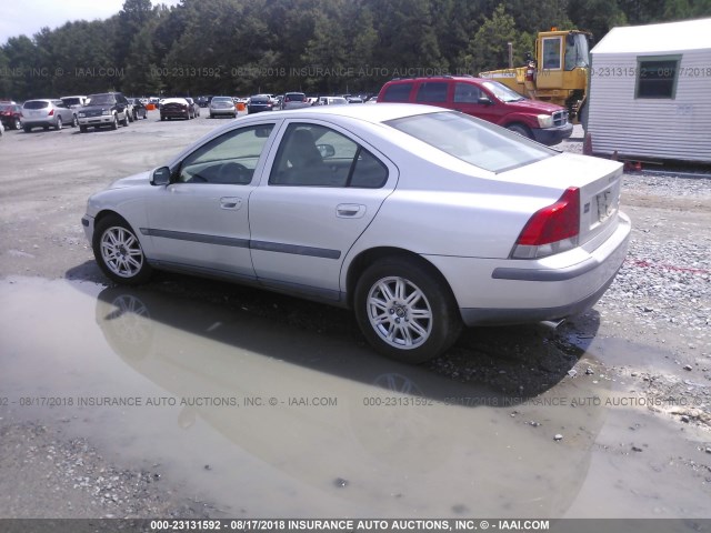 YV1RS58D332246243 - 2003 VOLVO S60 2.4T SILVER photo 3