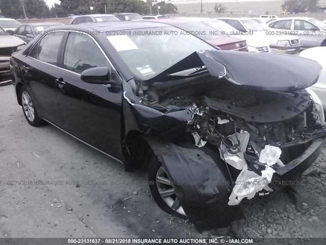 4T4BF1FK0ER347870 - 2014 TOYOTA CAMRY L/SE/LE/XLE შავი ფოტო 1