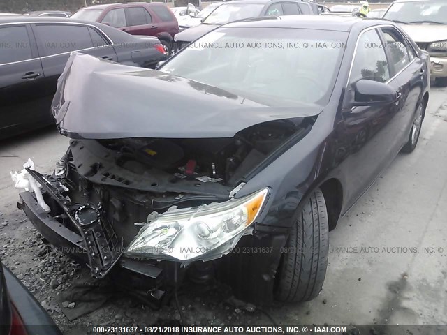 4T4BF1FK0ER347870 - 2014 TOYOTA CAMRY L/SE/LE/XLE შავი ფოტო 2