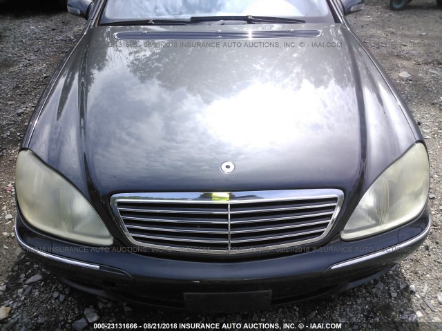 WDBNG70J21A218700 - 2001 MERCEDES-BENZ S 430 GRAY photo 10