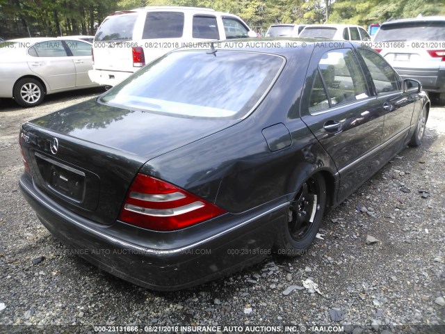 WDBNG70J21A218700 - 2001 MERCEDES-BENZ S 430 GRAY photo 4